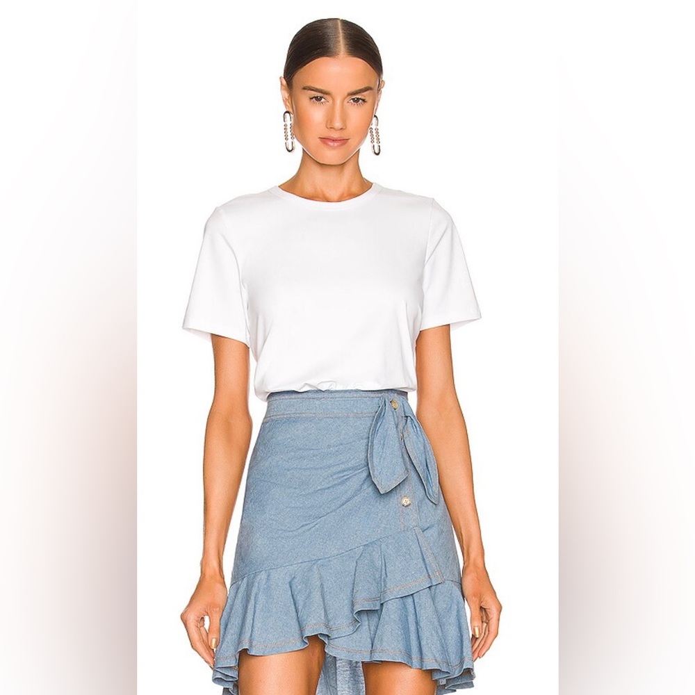Veronica Beard bari ruffled trim mini dress